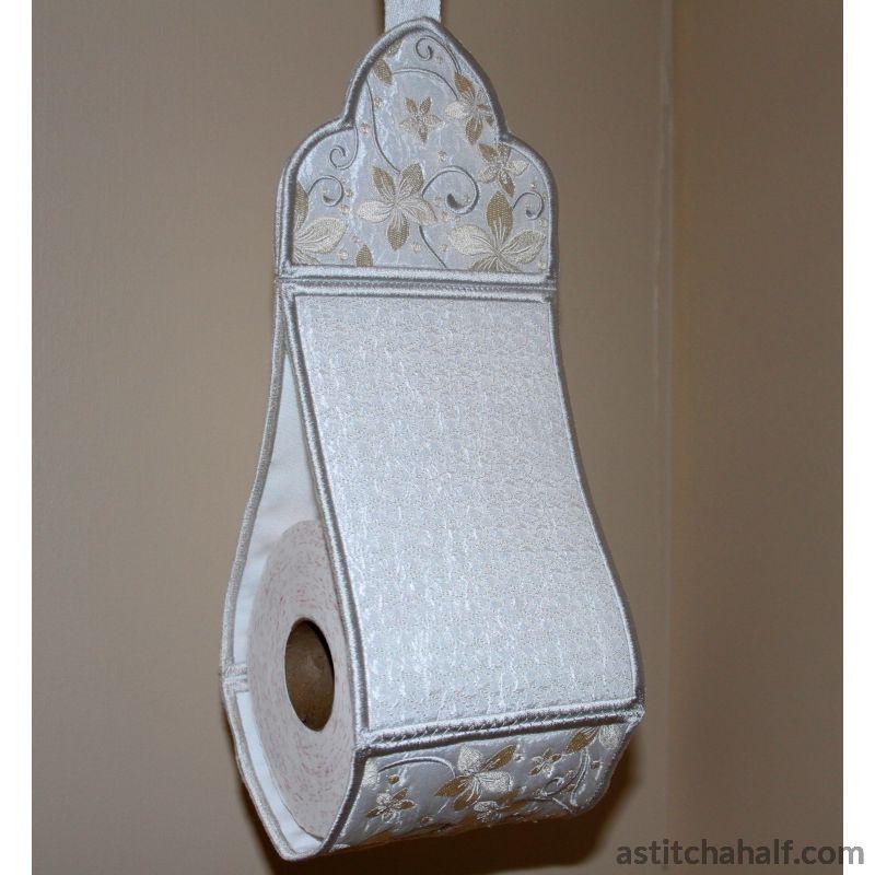 Pearly Promise Toilet Roll Holder - aStitch aHalf