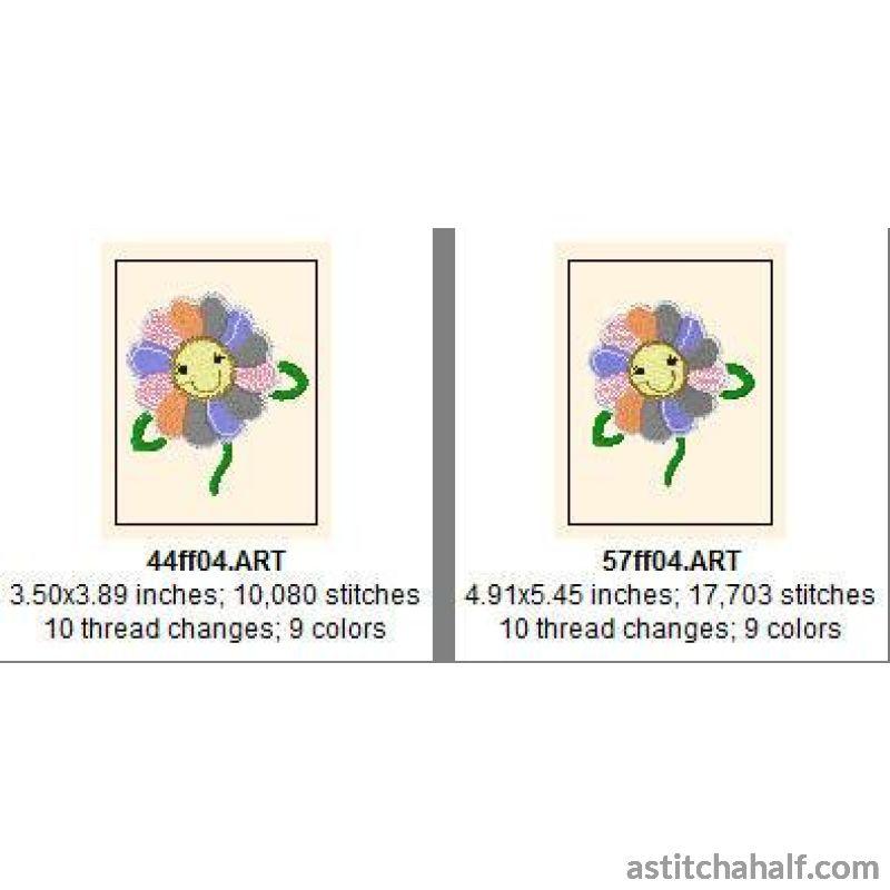 Penny Petals - aStitch aHalf