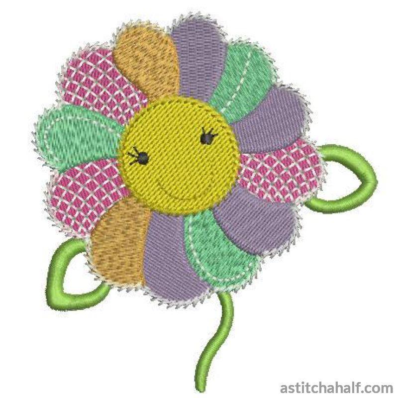 Penny Petals - aStitch aHalf