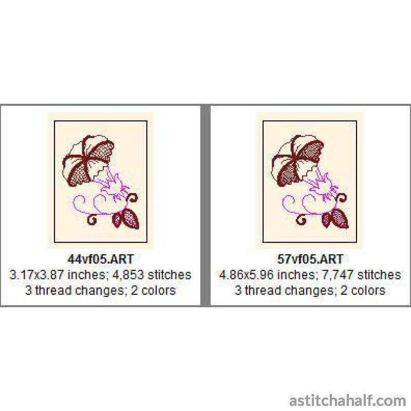 Petunia in Vogue - aStitch aHalf