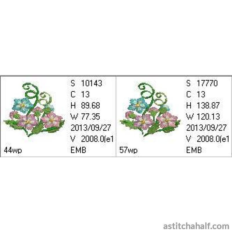 Pinwheel Bouquet - aStitch aHalf