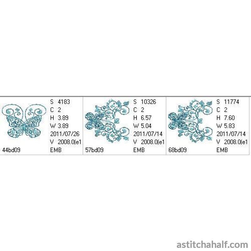 Pirouette Butterfly Dance - aStitch aHalf