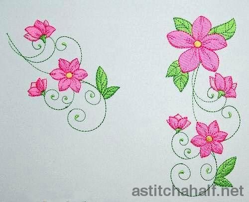 Popular Deptford Pink Flowers - a-stitch-a-half