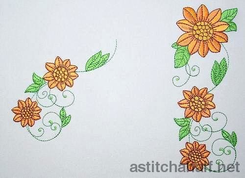 Popular Helianthus Sunflowers - a-stitch-a-half