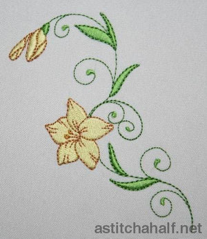 Popular Yellow Wax Bells Flowers - a-stitch-a-half