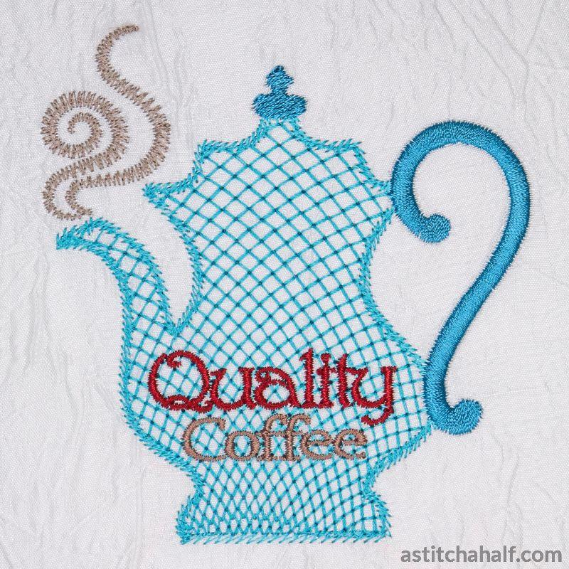 Quality Coffee - aStitch aHalf