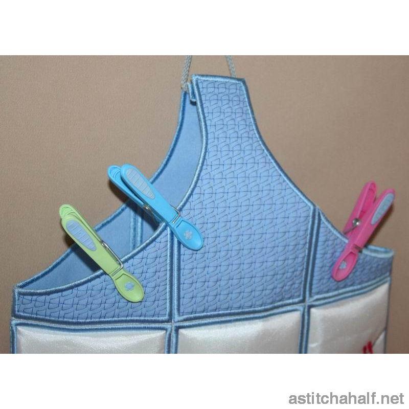 Quick Peg Bag - a-stitch-a-half