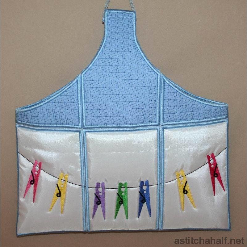 Quick Peg Bag - a-stitch-a-half