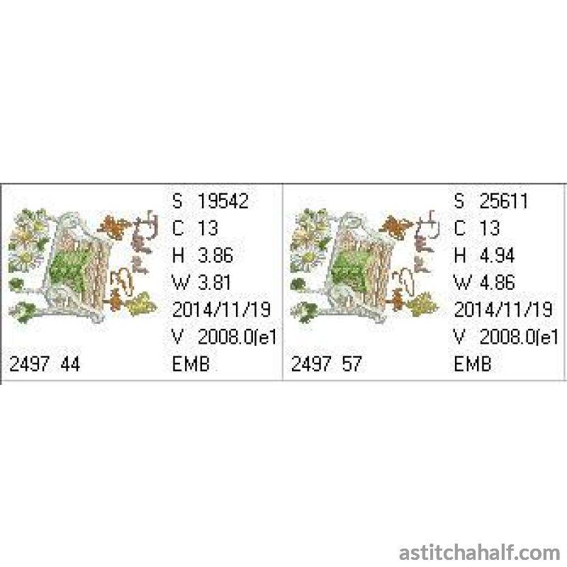 Read and Escape Garden Seat - aStitch aHalf