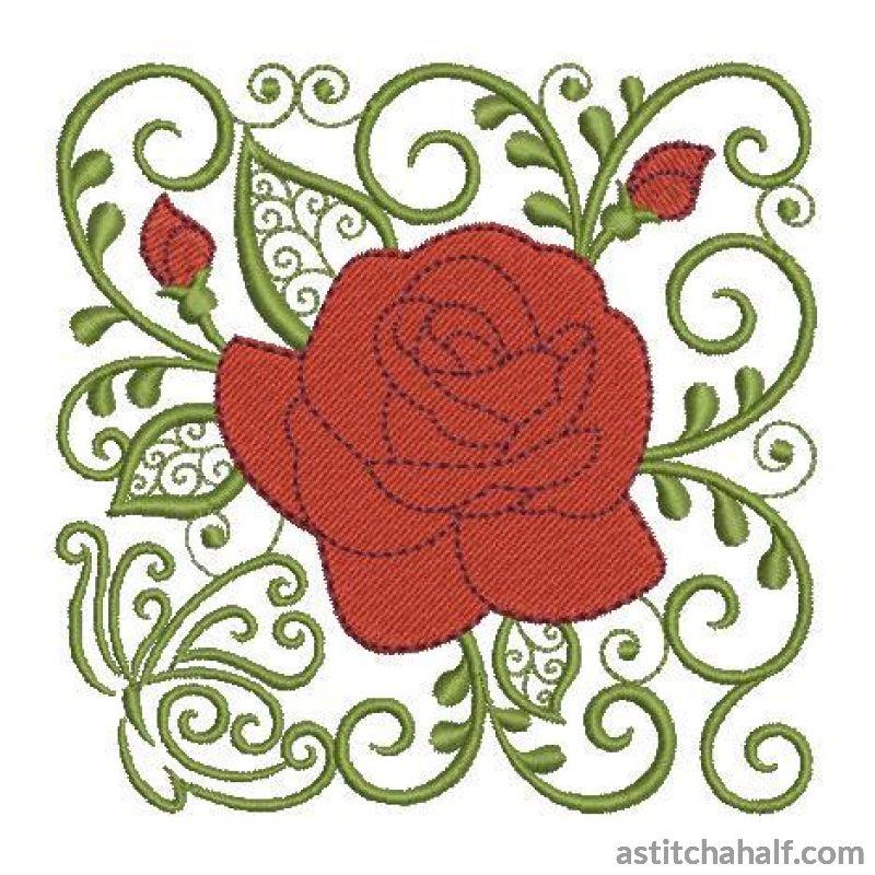 Roses are Red - aStitch aHalf