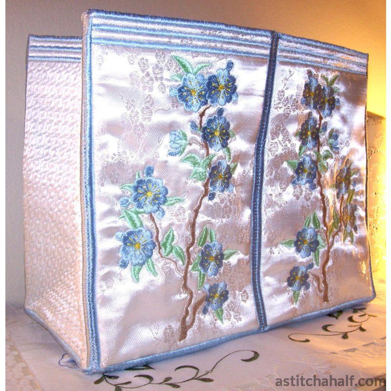 Royal Blossoms Tote Bag - aStitch aHalf