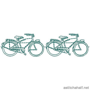 Running Bicycles Combo - aStitch aHalf