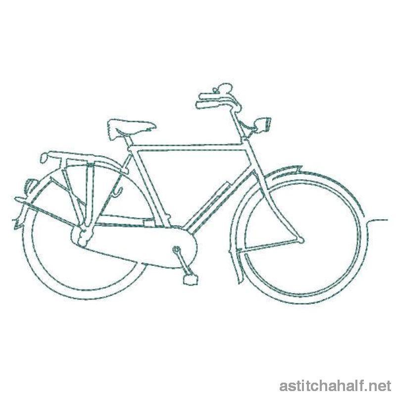 Running Bicycles Combo - aStitch aHalf