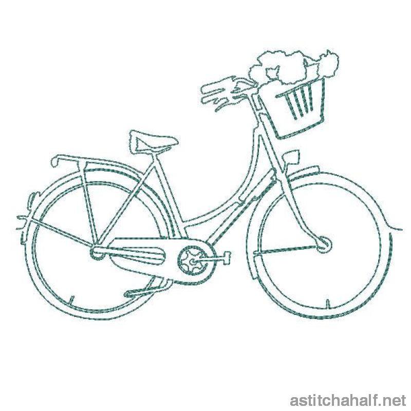 Running Bicycles Combo - aStitch aHalf