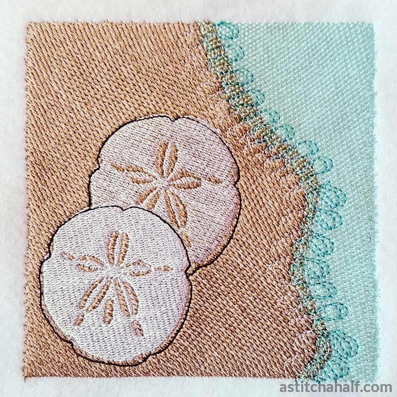 Sand Dollar - aStitch aHalf