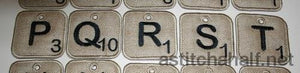 Scrabble Key Tags - a-stitch-a-half