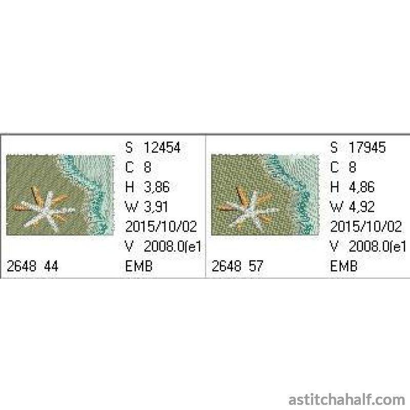 Sea Star - aStitch aHalf