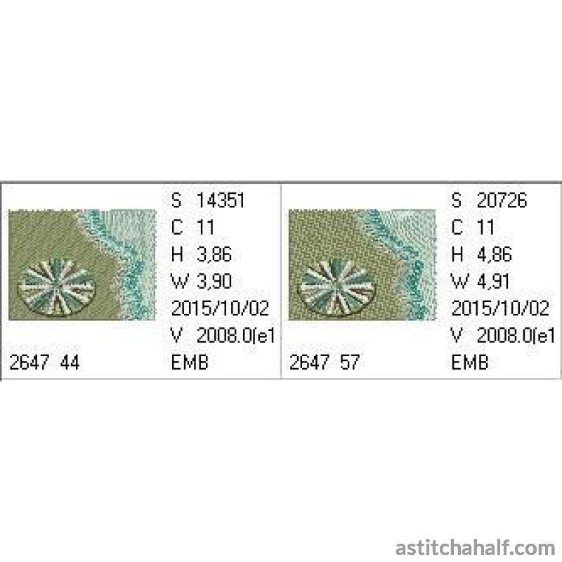 Sea Urchin - aStitch aHalf