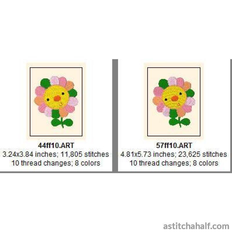 Selma Sunshine - aStitch aHalf