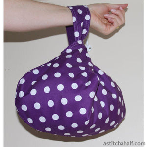 Sew Simple Reversible Knot-bag - aStitch aHalf