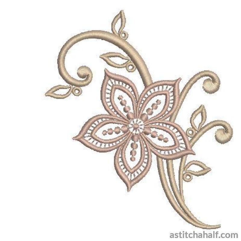 Simple Accent Lily Combo - aStitch aHalf