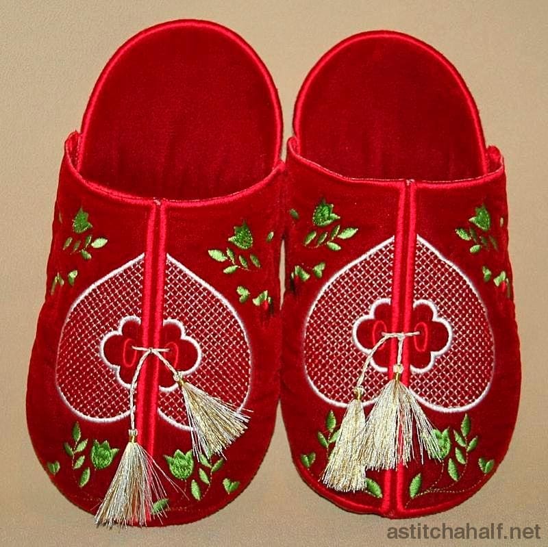 Slippers 4 Lovers - a-stitch-a-half