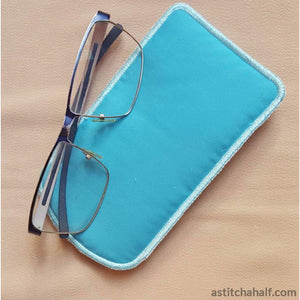 Snow Song Eyeglasses Case - a-stitch-a-half