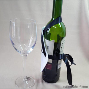 Sommelier Wine Bottle Apron - aStitch aHalf