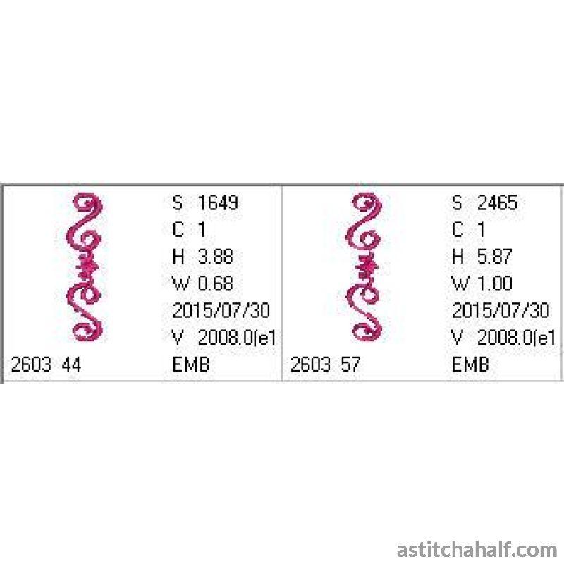 Spring Border - aStitch aHalf