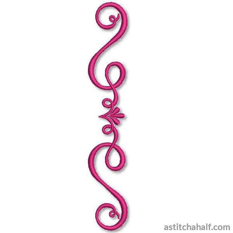 Spring Border - aStitch aHalf