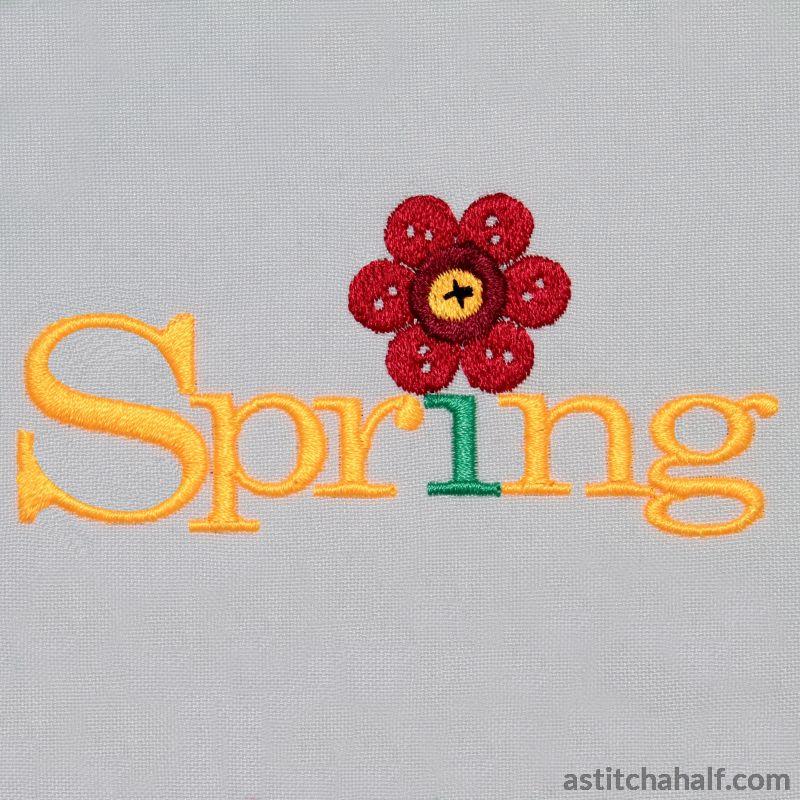 Spring button - aStitch aHalf