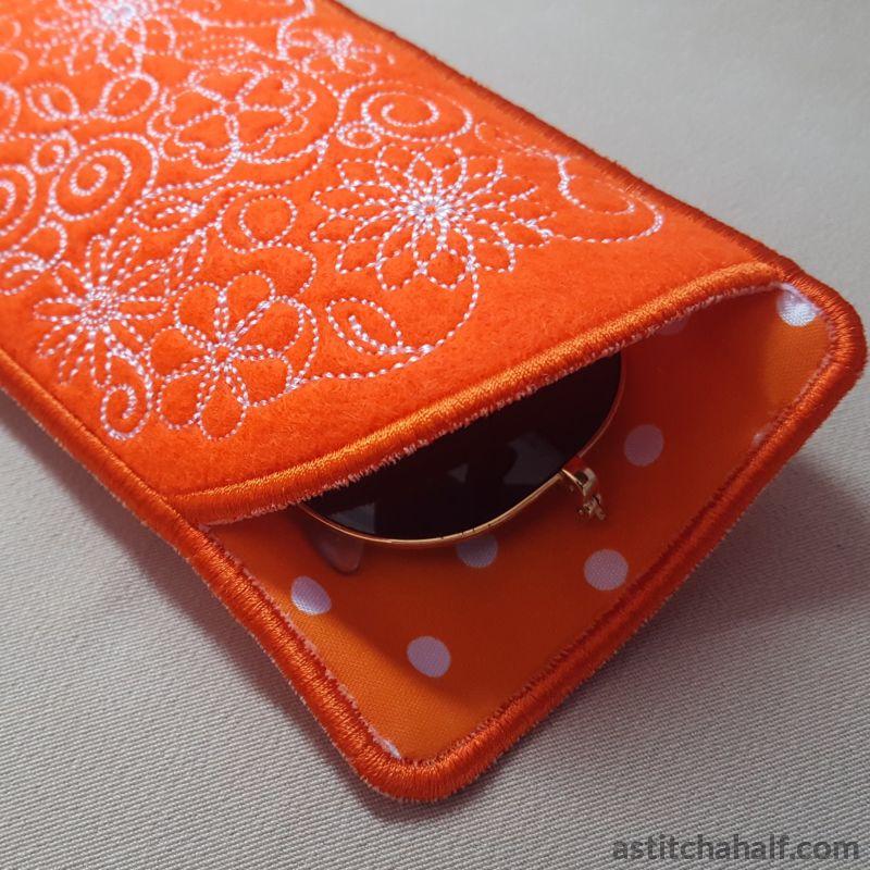 Spring Has Sprung Eyeglass Case - aStitch aHalf