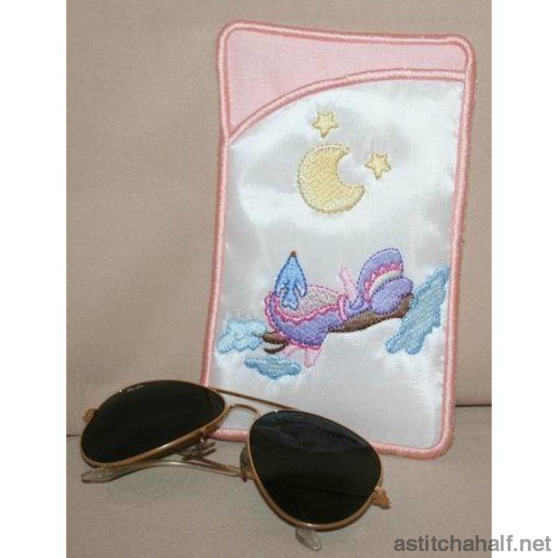 Stars Miss Bonnet Eyeglass Cases - a-stitch-a-half