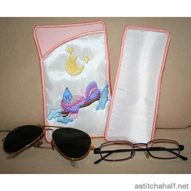 Stars Miss Bonnet Eyeglass Cases - a-stitch-a-half