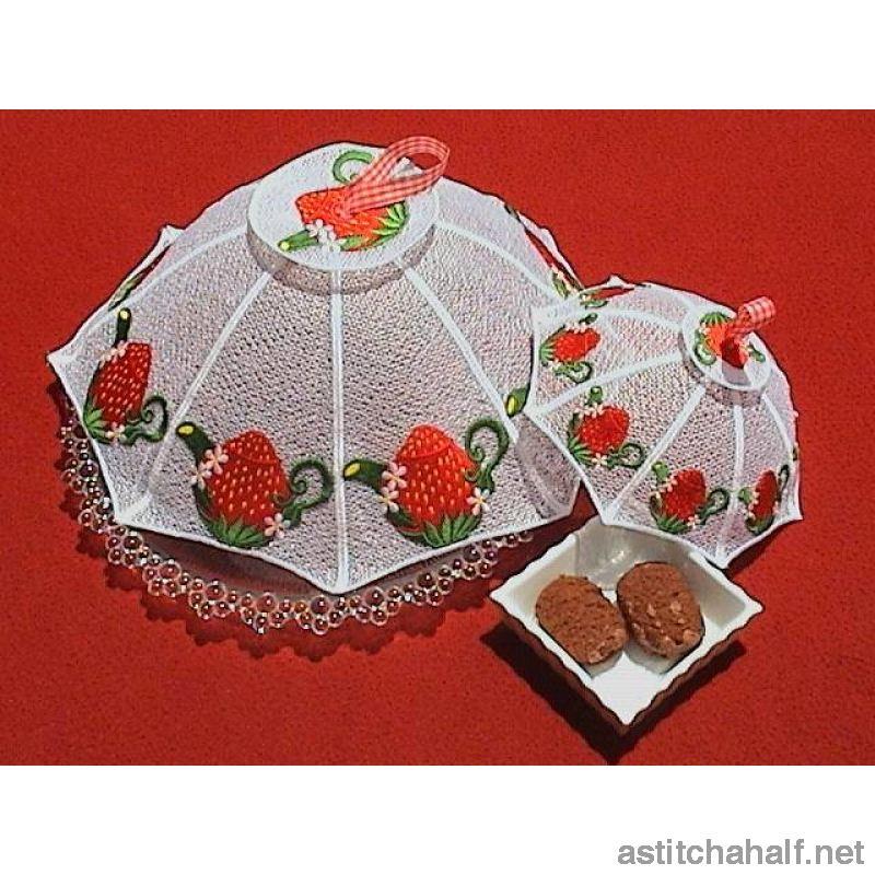 Strawberry Teapot Food Tent - a-stitch-a-half