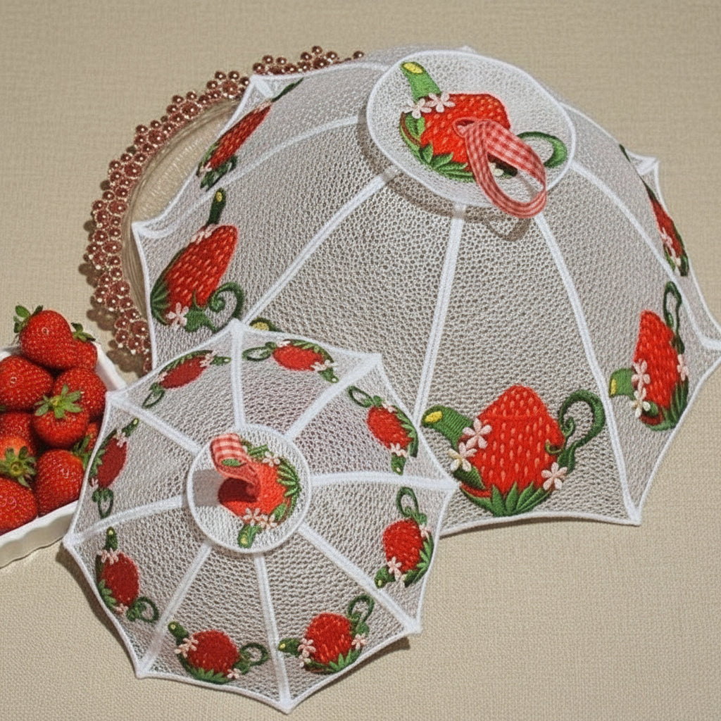 Strawberry Teapot Food Tent