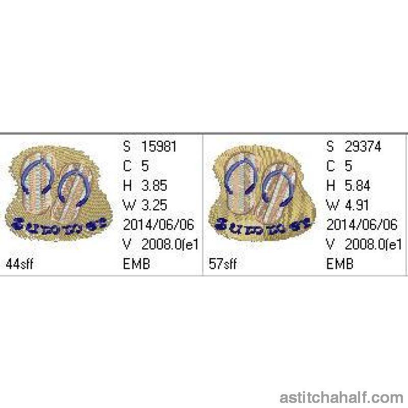 Super Summer Flip Flops - aStitch aHalf