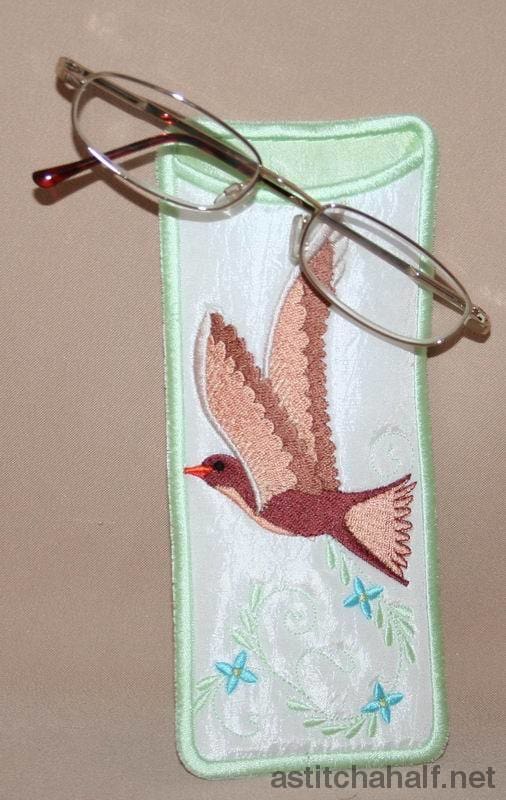Swallow Eyeglass Cases - a-stitch-a-half