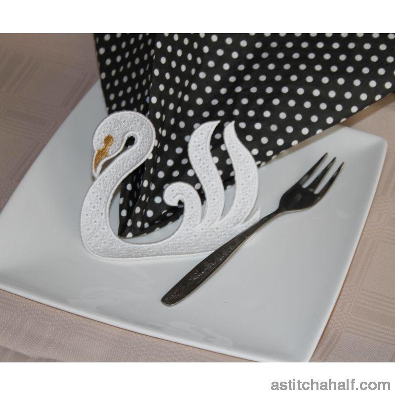 Swaying Swan - aStitch aHalf