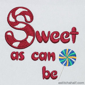 Sweet as Can Be - aStitch aHalf
