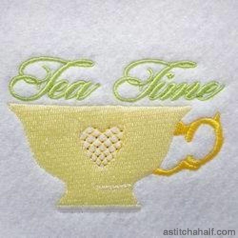 Tea Time Cup - aStitch aHalf