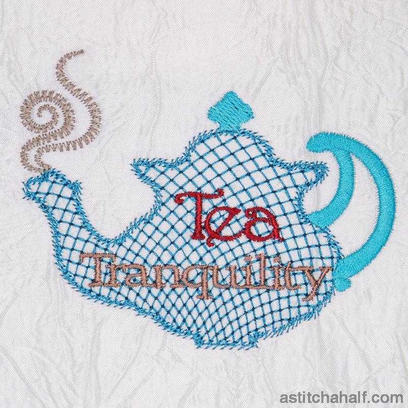 Tea Tranquility - aStitch aHalf