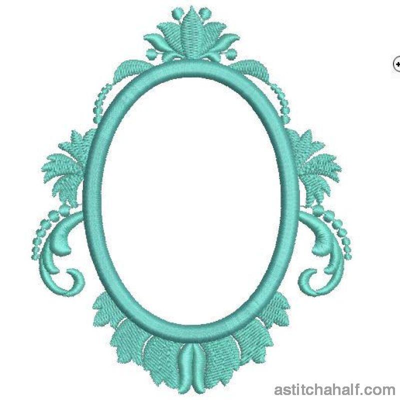 Tiffany Blue Frame Corners Borders and More Combo - aStitch aHalf