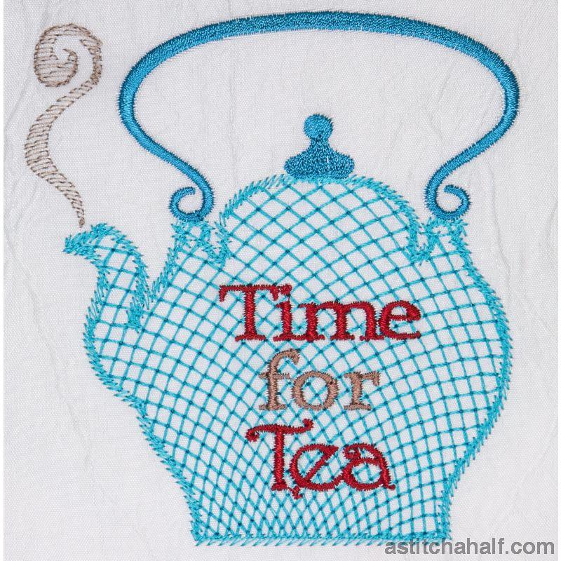 Time for Tea - aStitch aHalf