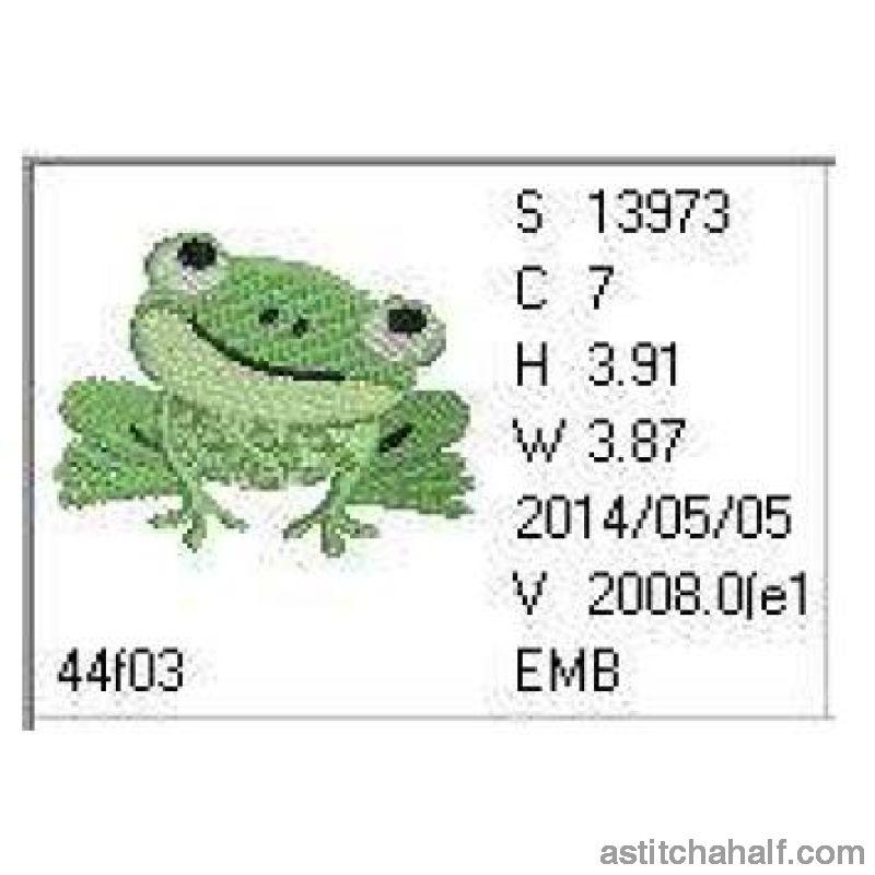 Toad aly Spoiled - aStitch aHalf