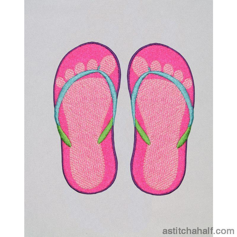 Toes Flip Flops - aStitch aHalf