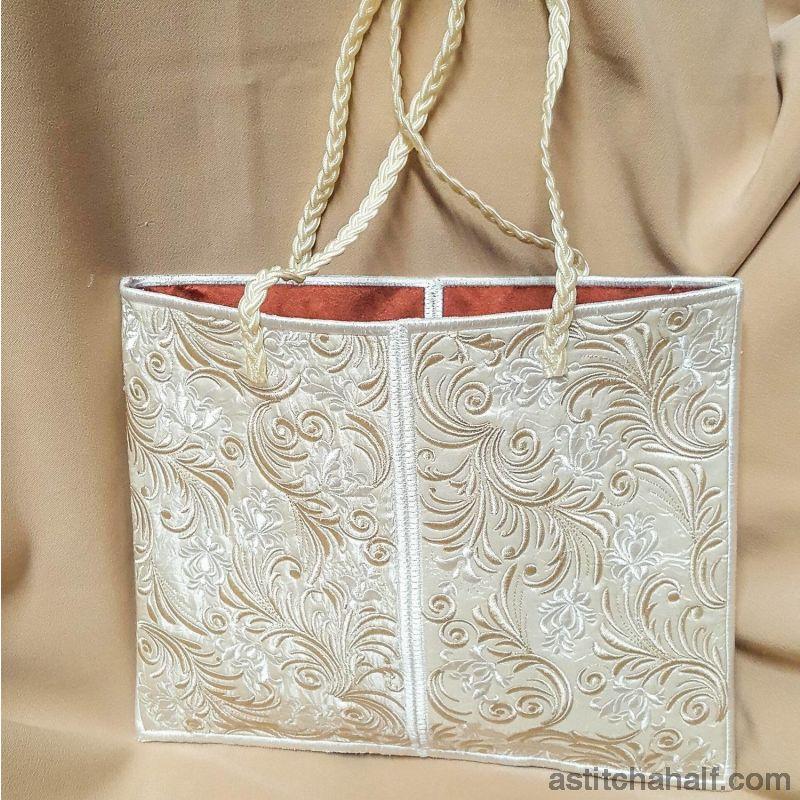 Tone Down Tote Bag - aStitch aHalf