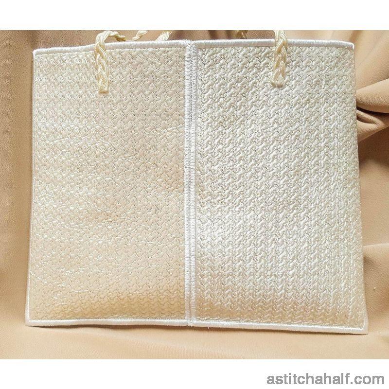 Tone Down Tote Bag - aStitch aHalf