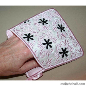 Touch of French Pot Holders - a-stitch-a-half