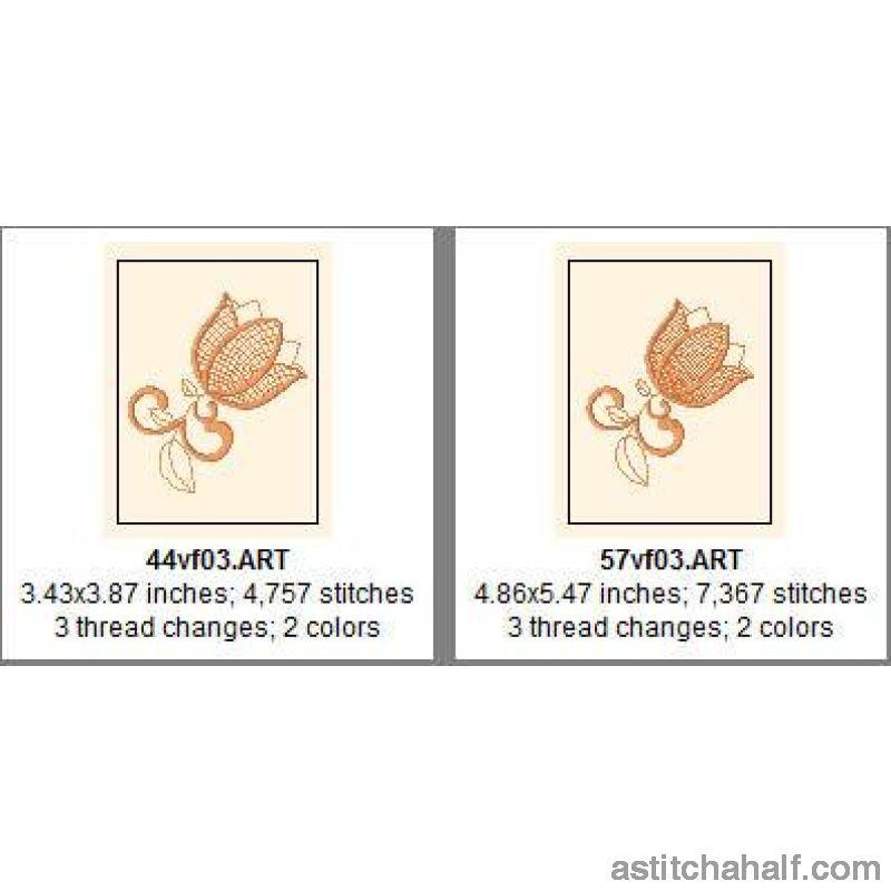 Tulip in Vogue - aStitch aHalf